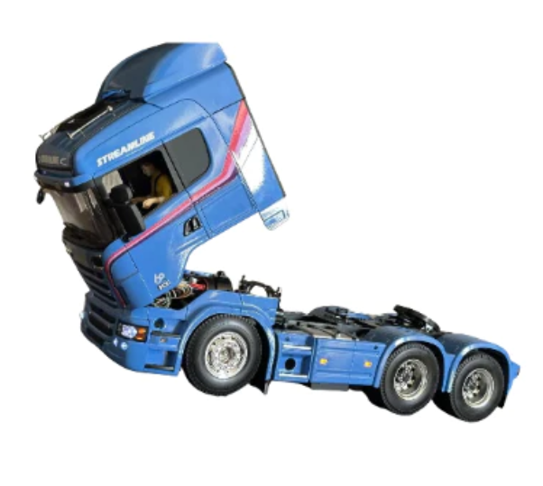 Caminhão Scania Miniatura Realista de Controle Remoto + Carreta de Brinde
